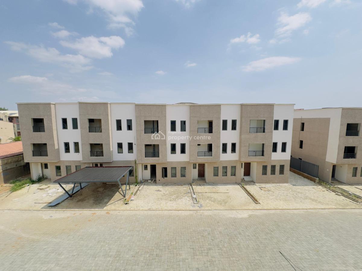 a Newly Built 4-bedroom Terrace Duplex ( Semi-finished), Gaduwa, Abuja, Terraced Duplex for Sale