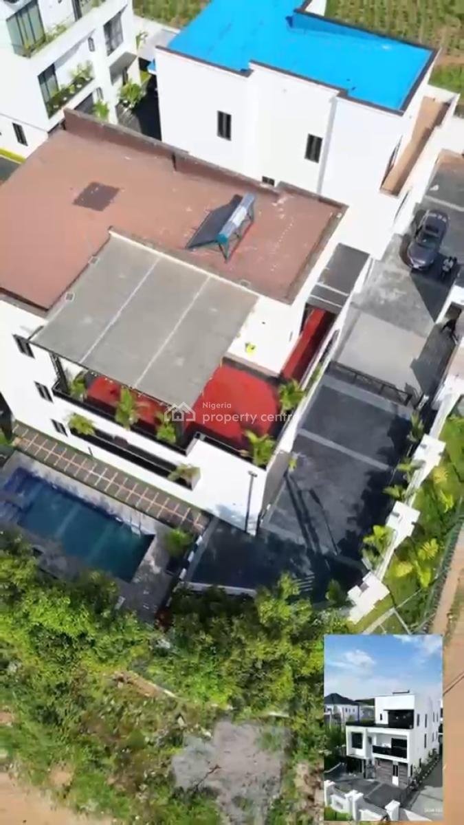Luxury 5 Bedroom Fully Detached Duplex with Bq N Swimming Pool, Jahi, Abuja, Detached Duplex for Sale