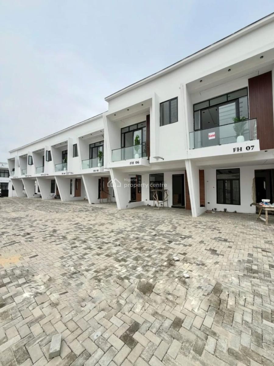 Affordable 3 Bedroom Terrace Duplex with Bq, Refrigerator, Ikota, Lekki, Lagos, Terraced Duplex for Sale