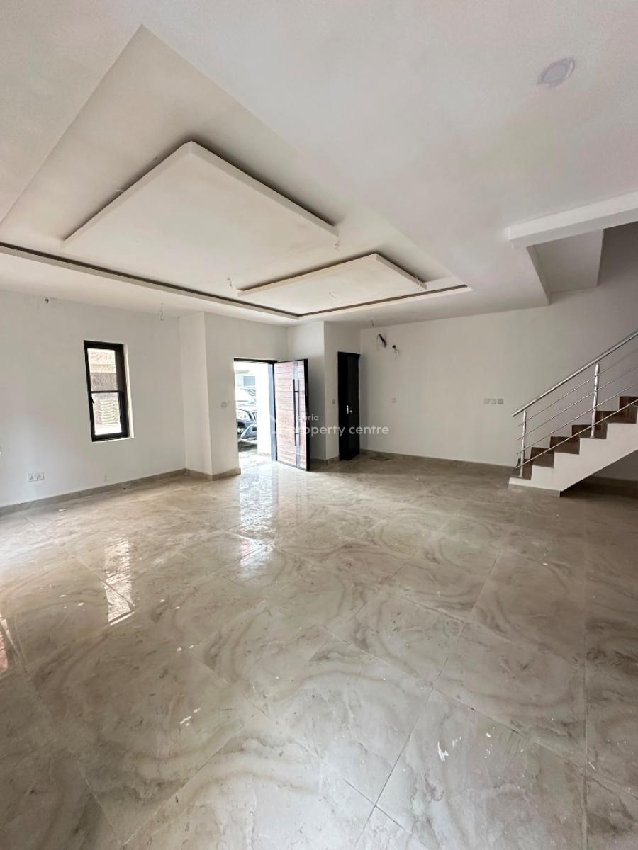 Exquisite Spacious Luxury 4 Bedroom Terrace Duplex with a Bq and Pool, Ikate, Lekki, Lagos, Terraced Duplex for Sale
