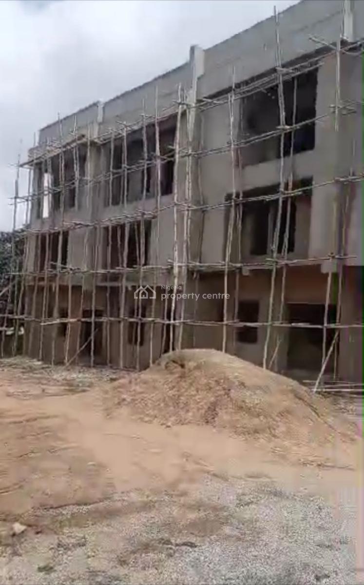 Luxury 4bedroom Terrace Duplex with Bq Carcass, By Spar Supermarket, Life Camp, Abuja, Terraced Duplex for Sale