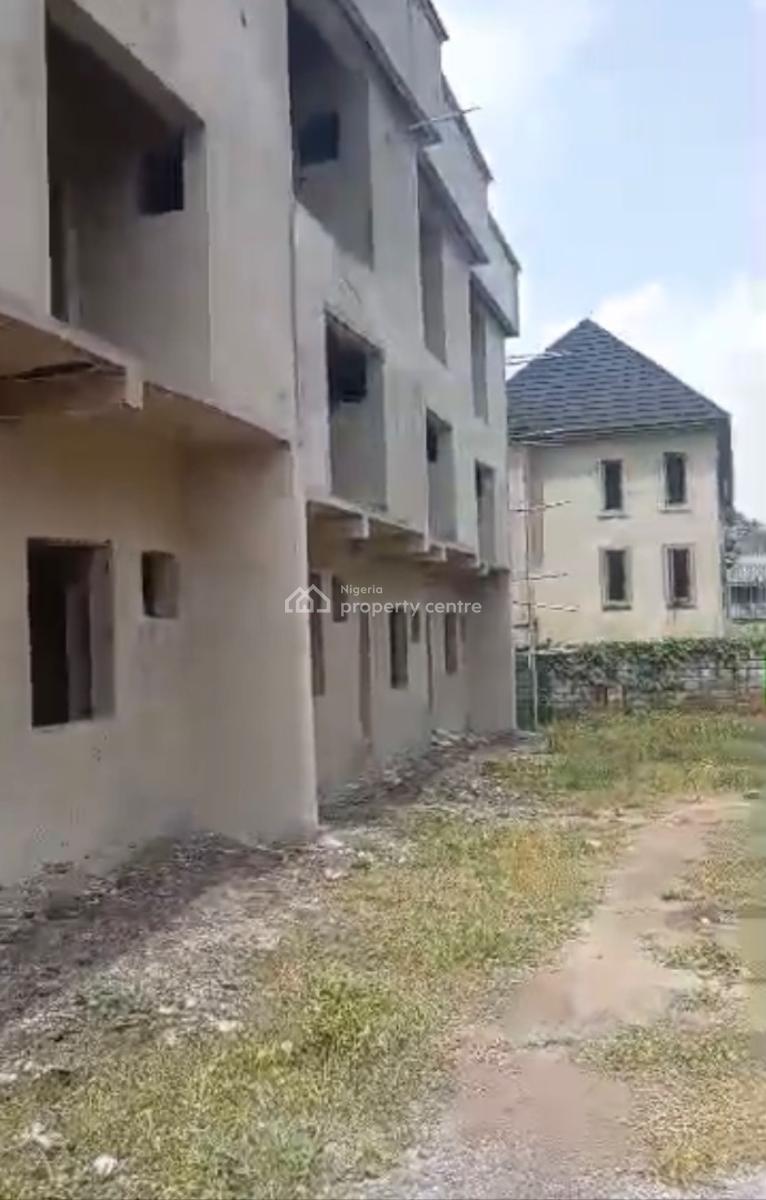Luxury 4bedroom Terrace Duplex with Bq Carcass, By Spar Supermarket, Life Camp, Abuja, Terraced Duplex for Sale