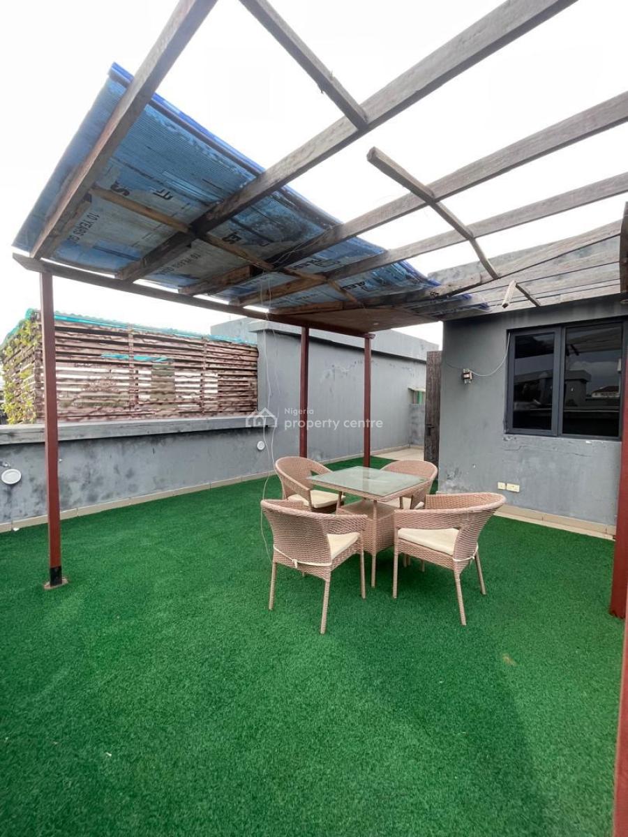 Fully Furnished 4 Bedroom Terrace Duplex with Bq, Swimming Pool & Roof, Lekki Phase 1, Lekki, Lagos, Terraced Duplex for Rent