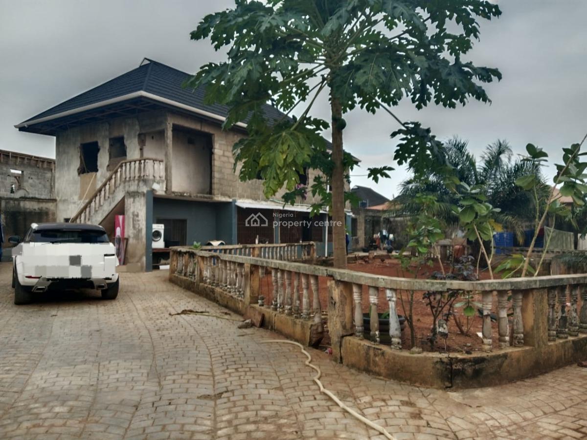 Secured Full Plot of Land with Block of Flats, Agbelekale, Abule Egba, Agege, Lagos, Residential Land for Sale