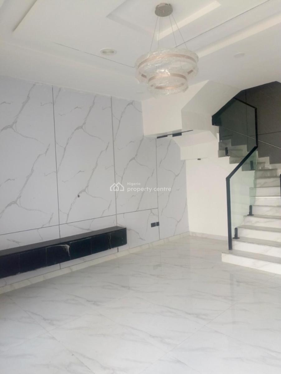 Newly Built Shared Compound 4-bedroom Semi-detached Duplex with Bq, Orchid, Lekki, Lagos, Terraced Duplex for Rent