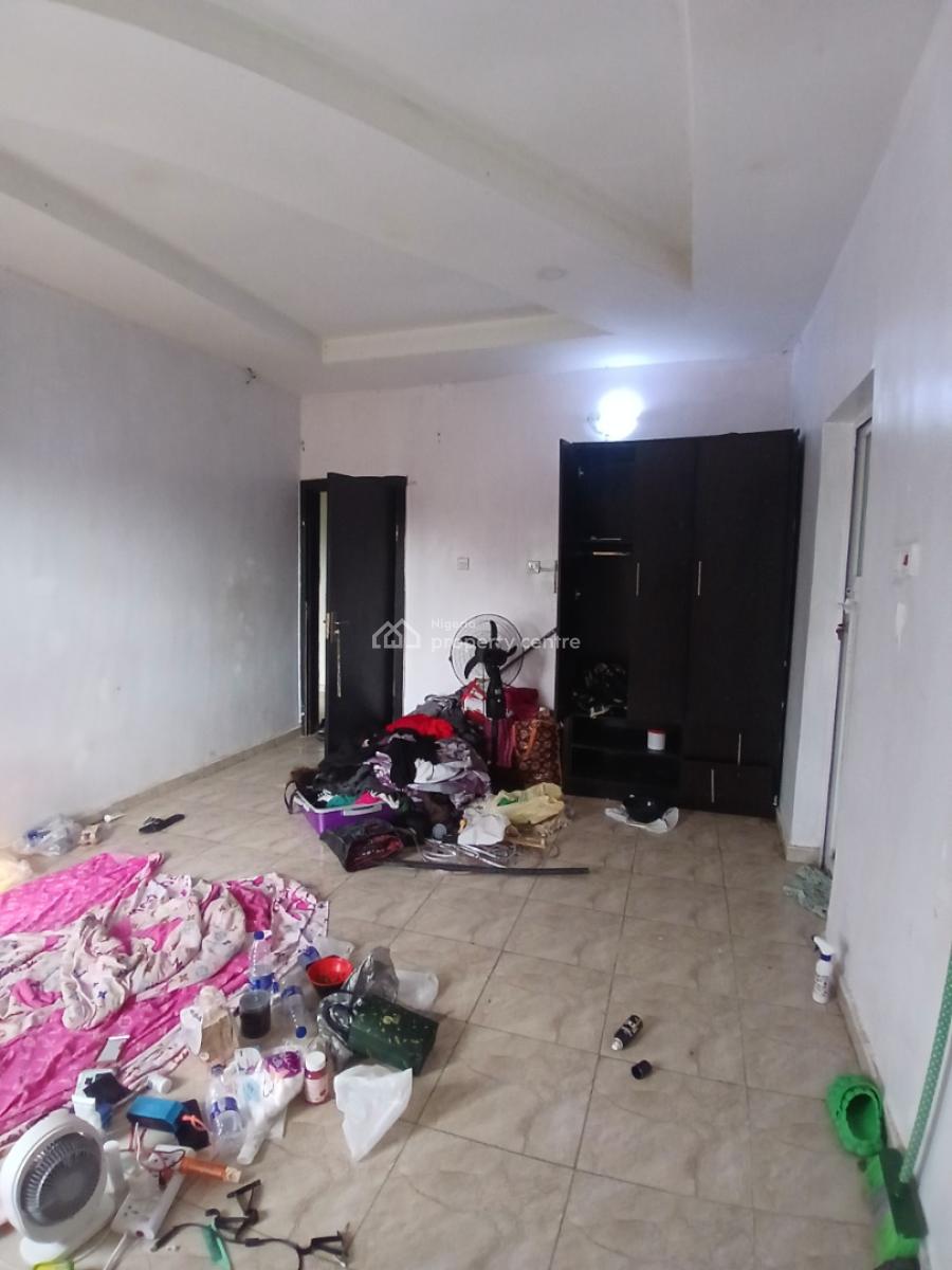 Masters Bedroom Upstairs in a Shared Apartment, By Alasia Bus Stop, Opposite Lbs, Ajah, Lagos, Flat / Apartment for Rent