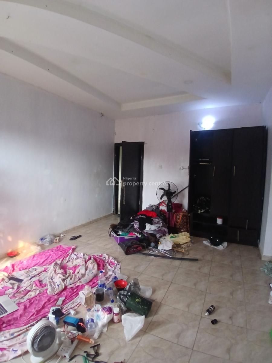 Masters Bedroom Upstairs in a Shared Apartment, By Alasia Bus Stop, Opposite Lbs, Ajah, Lagos, Flat / Apartment for Rent