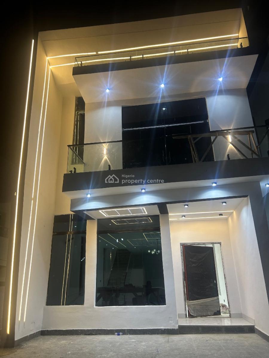 Newly Built 5 Bedrooms Detached House , Fitted Kitchen, Swimming Pool,, Ikota, Lekki, Lagos, House for Sale