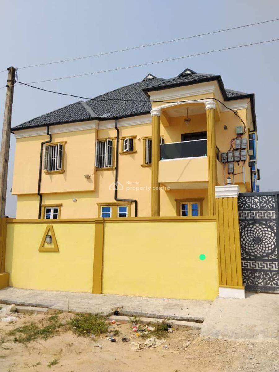 Newly Built Block of 6 Flats Consisting of 2 Units of 2 Bedroom Flat and 4 Units of Mini Flat with 2 Toilets, Igbogbo, Ikorodu, Lagos, Block of Flats for Sale