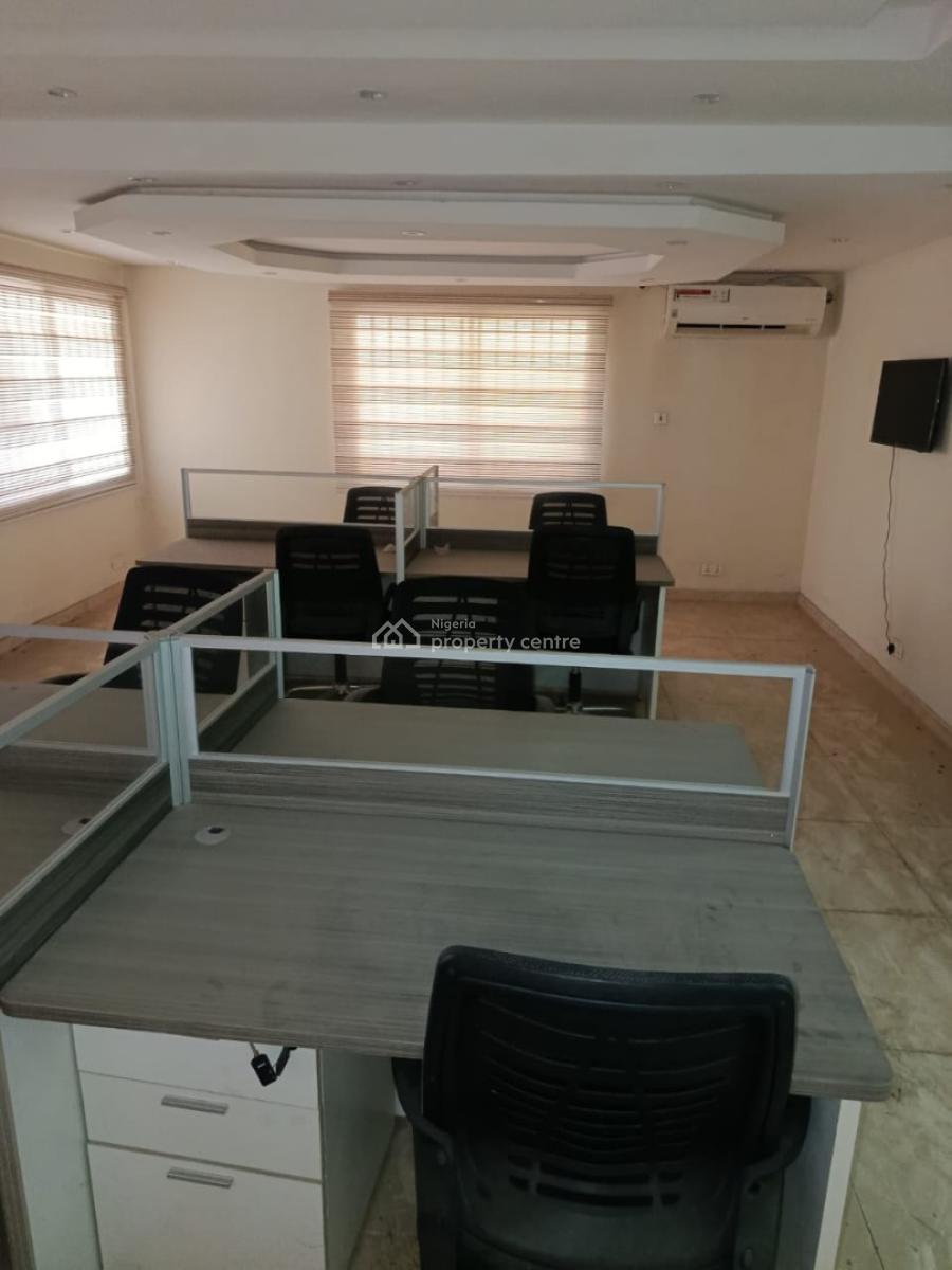 Semi Detached Furnished 5 Bedroom Duplex, for Commercial Use Only with Cctv, Off Adelabu, Surulere, Lagos, Commercial Land for Rent