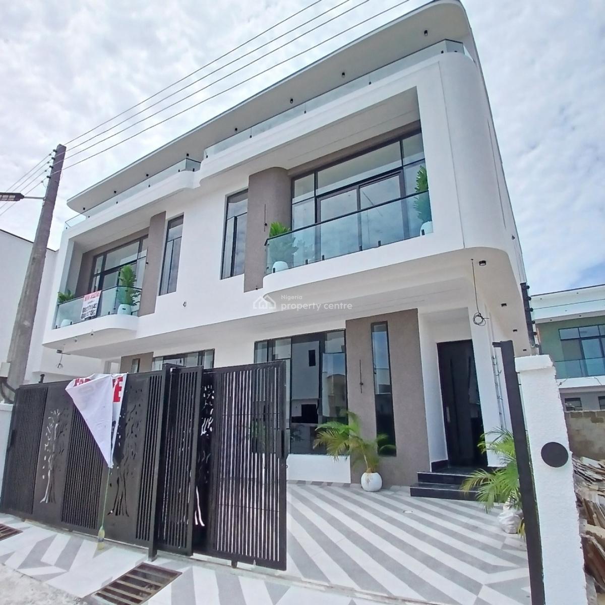 4 Bedroom Semi Detached Duplex with Bq, Ikota, Lekki, Lagos, Semi-detached Duplex for Sale