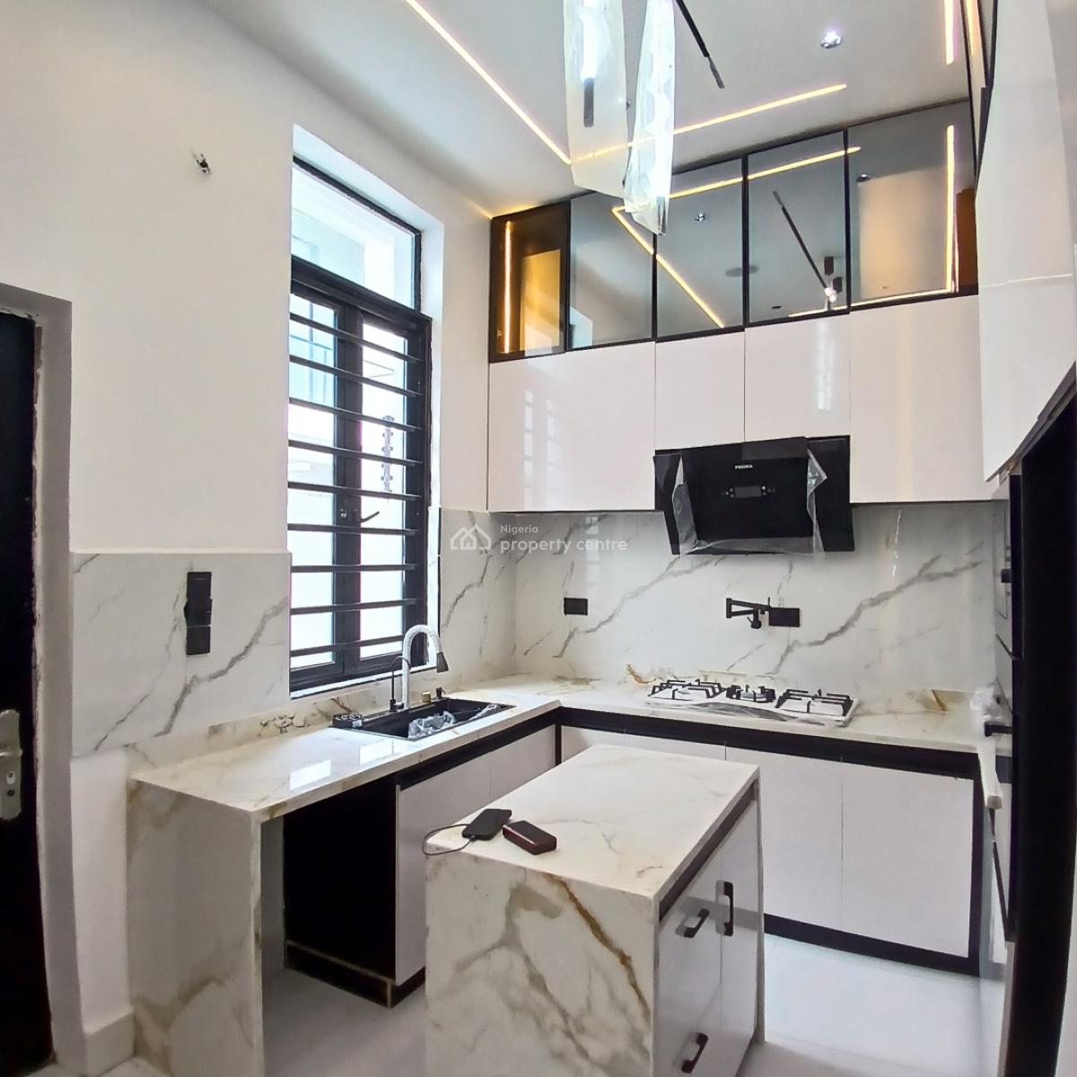 4 Bedroom Semi Detached Duplex with Bq, Ikota, Lekki, Lagos, Semi-detached Duplex for Sale