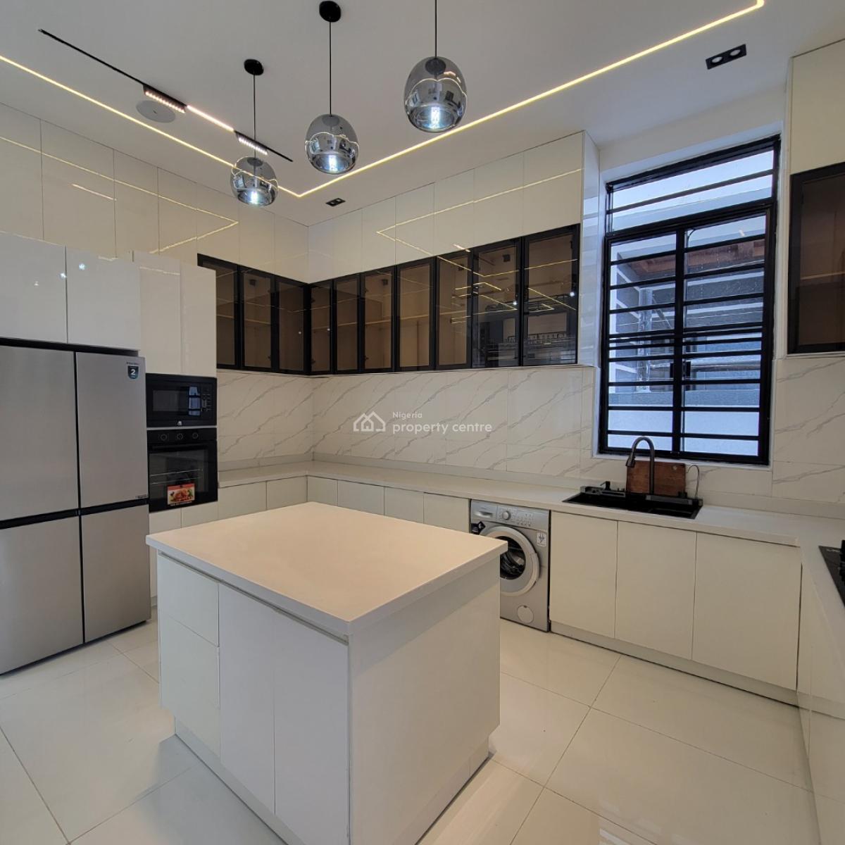 Gorgeous 5 Bedroom Duplex with a Bq and a Pool,cinema, Ikota, Lekki, Lagos, Detached Duplex for Sale