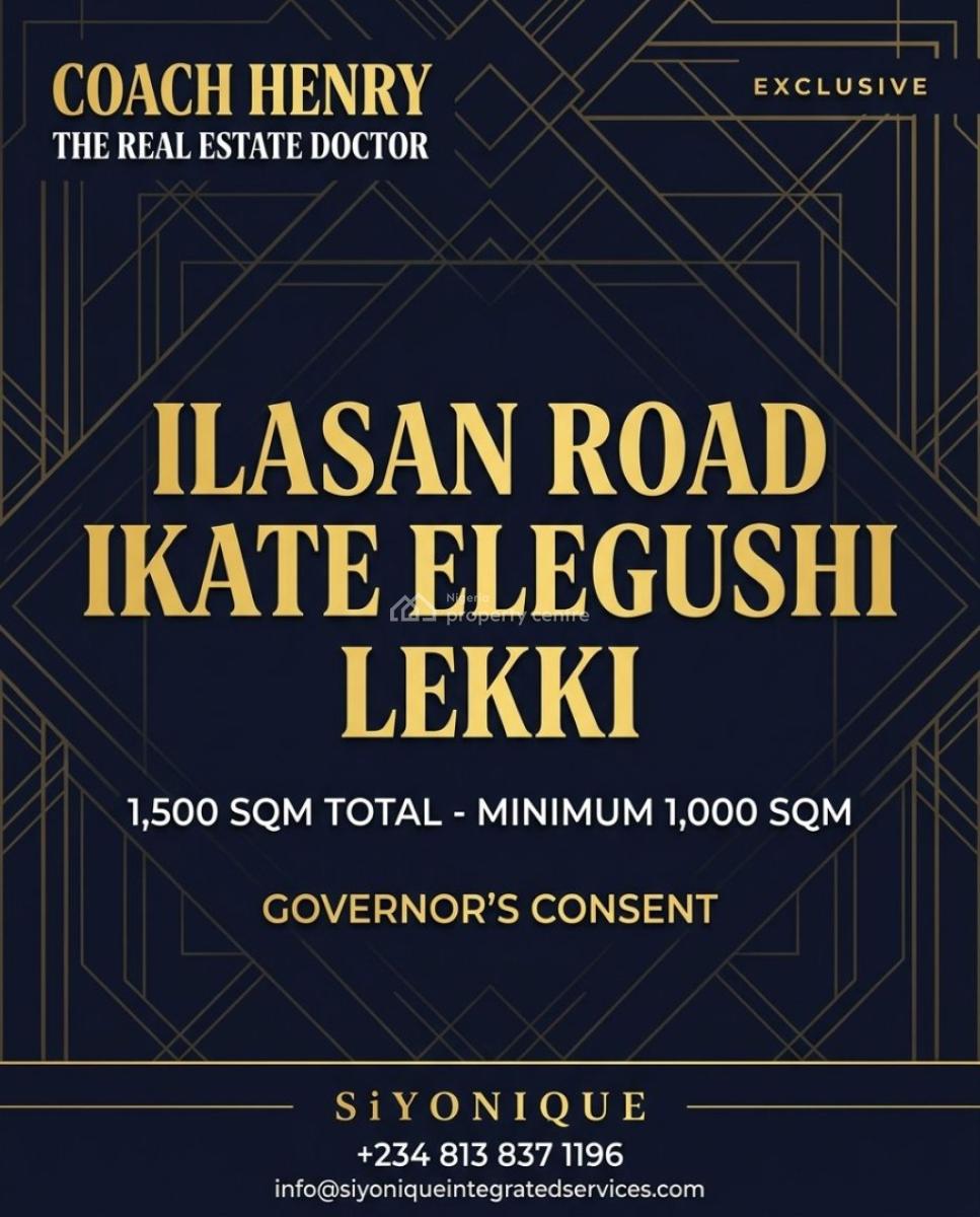 Affordable 100% Dry Land Suits for Investment, Ikate Elegushi, Lekki, Lagos, Mixed-use Land for Sale