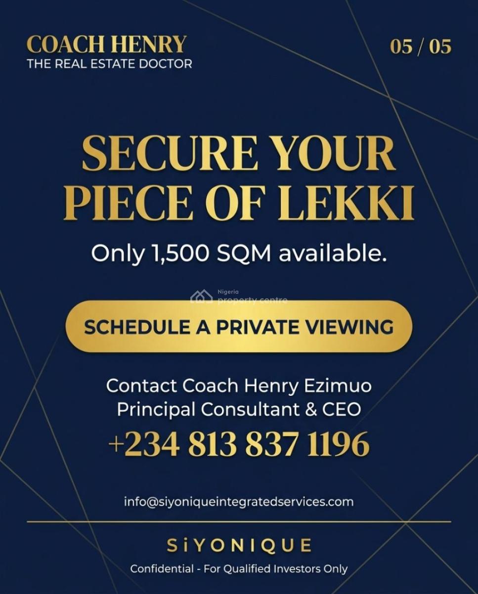 Affordable 100% Dry Land Suits for Investment, Ikate Elegushi, Lekki, Lagos, Mixed-use Land for Sale