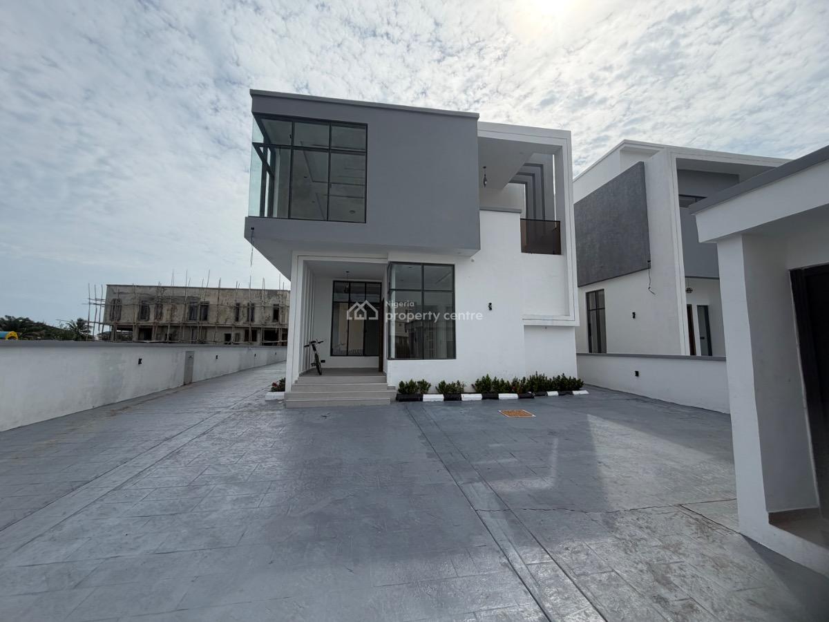 Elegant 5 Bedroom Fully Detached Duplex with a Bq and Swimming Pool, Ajah, Lagos, Detached Duplex for Sale