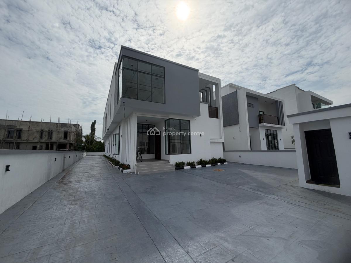 Elegant 5 Bedroom Fully Detached Duplex with a Bq and Swimming Pool, Ajah, Lagos, Detached Duplex for Sale
