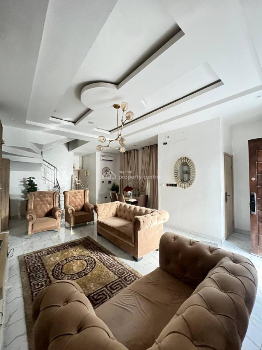 Furnished 4 Bedroom Detached House with Modern Pop, Orchid, Ibeju Lekki, Lagos, Semi-detached Duplex for Rent