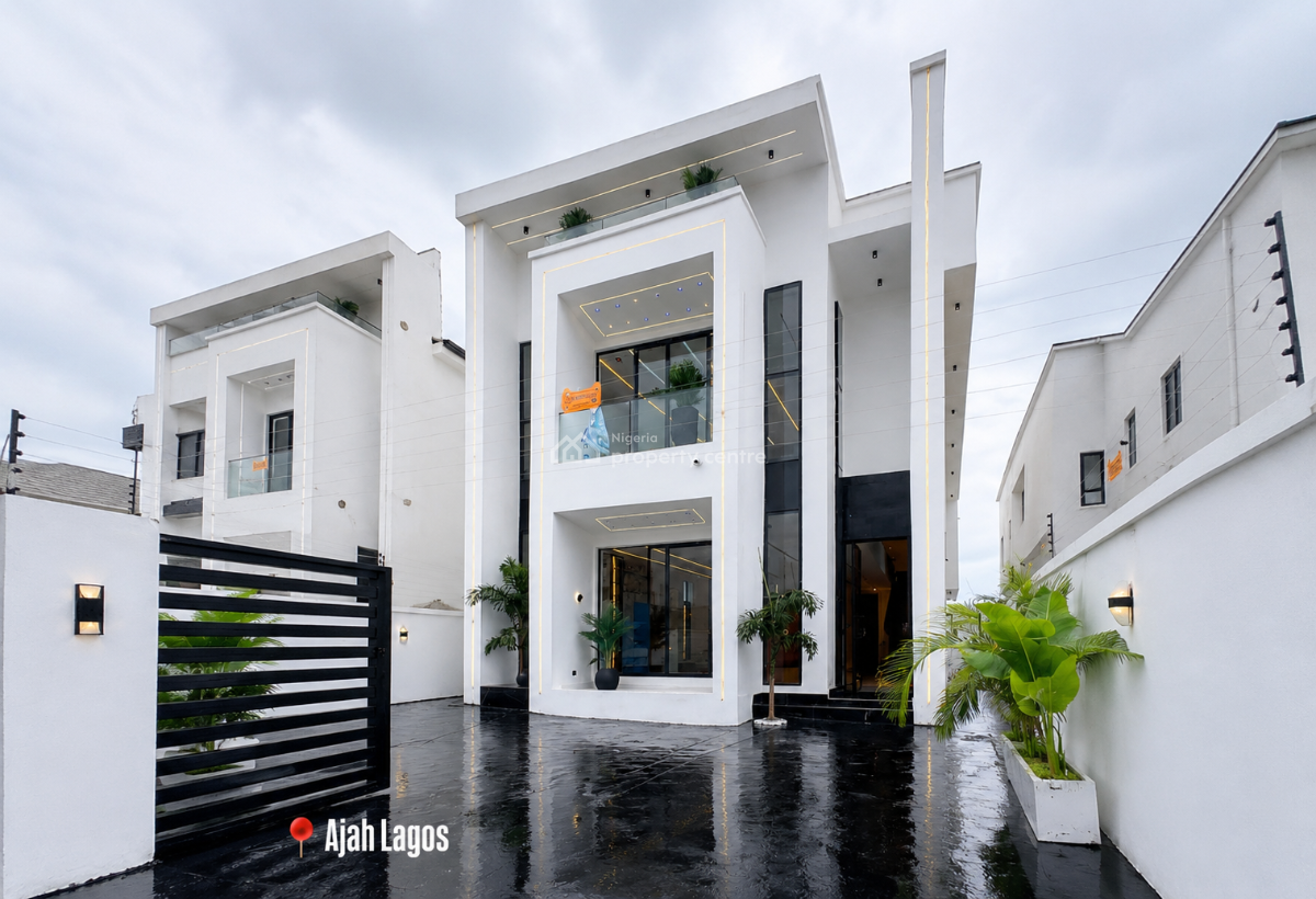 5 Bedroom Fully Detached, Captains Court, Ajah, Lagos, House for Sale
