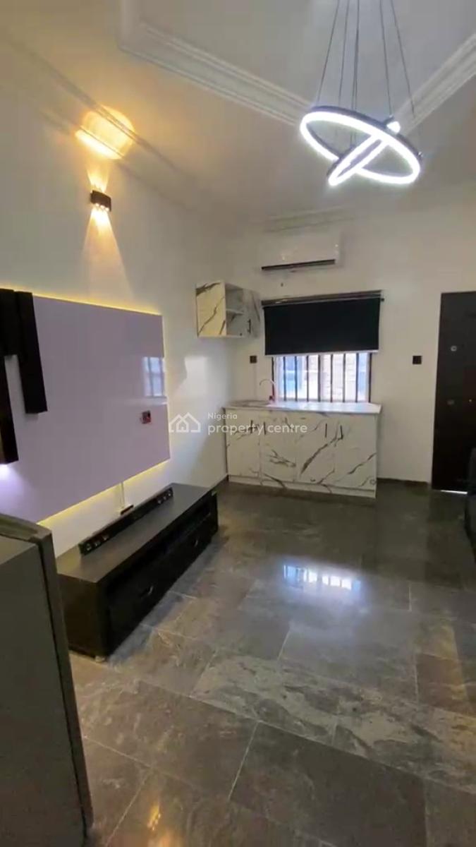 Decent 1 Bedroom Flat Upstairs with Wardrobe, Chevron Drive, Lekki, Lagos, Mini Flat (room and Parlour) for Rent