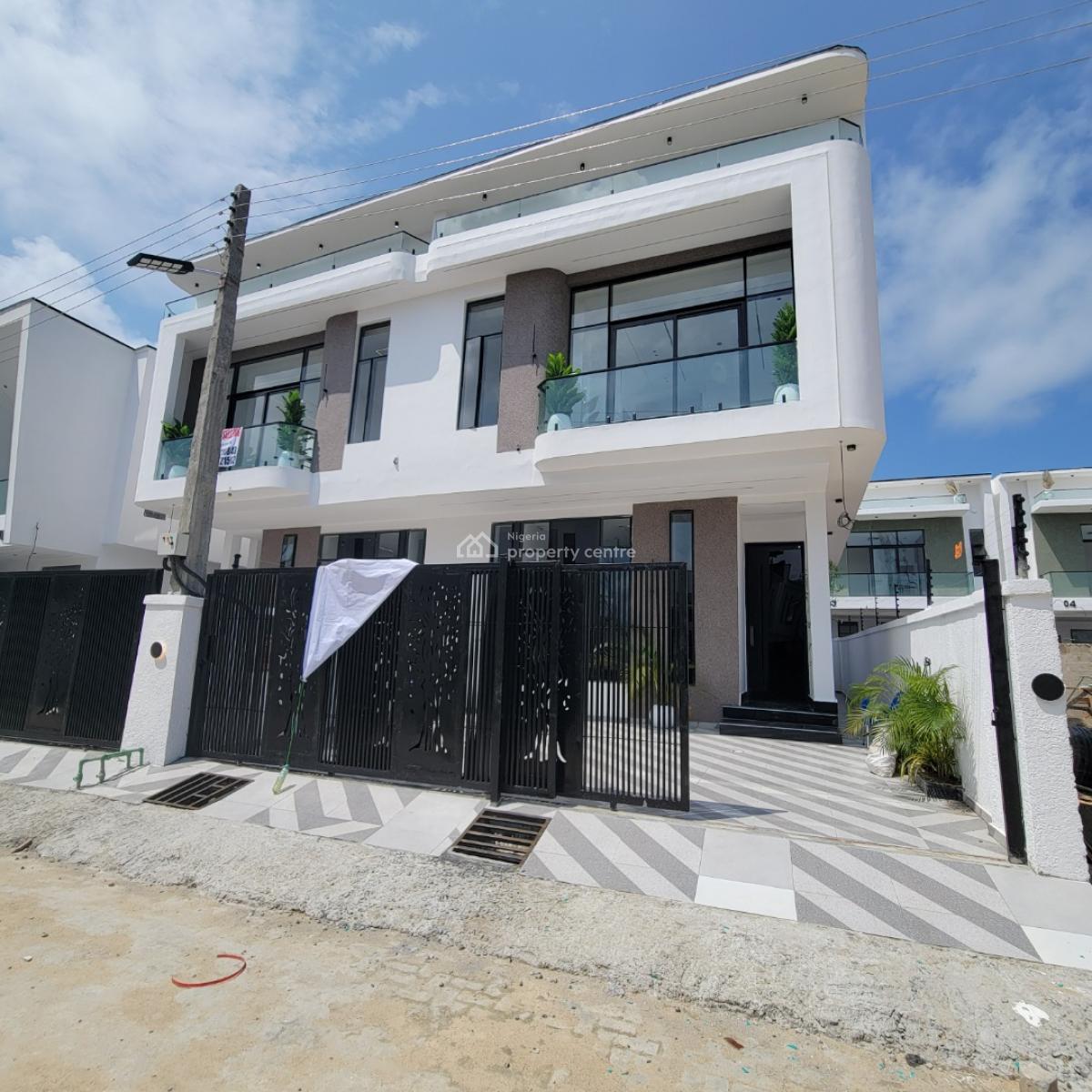 Magnificent 4bedroom Duplex with a Bq, Ikota, Lekki, Lagos, Detached Duplex for Sale