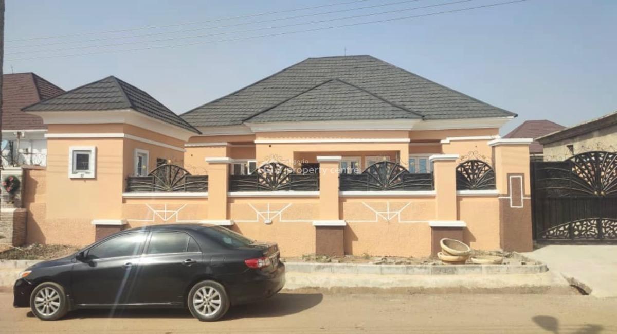 Brand New Spacious 3 Bedroom Bungalow of Just 2 Neighbors, Efab Verizon Estate, Gwarinpa Extension, Gwarinpa, Abuja, House for Rent