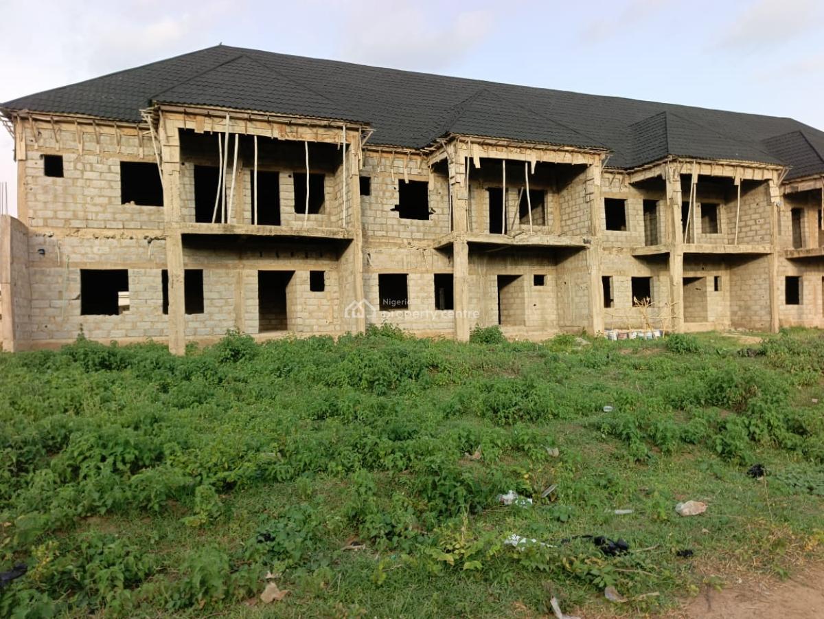 4 Bedroom Terrace Duplex Carcass House, Seman Estate Opposite Dunamis Glory Dome Church in Lugbe. Abuja, Sabon Lugbe, Lugbe District, Abuja, Terraced Duplex for Sale