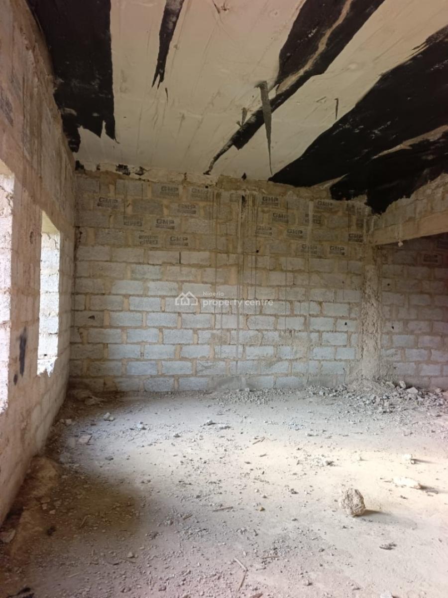 4 Bedroom Terrace Duplex Carcass House, Seman Estate Opposite Dunamis Glory Dome Church in Lugbe. Abuja, Sabon Lugbe, Lugbe District, Abuja, Terraced Duplex for Sale