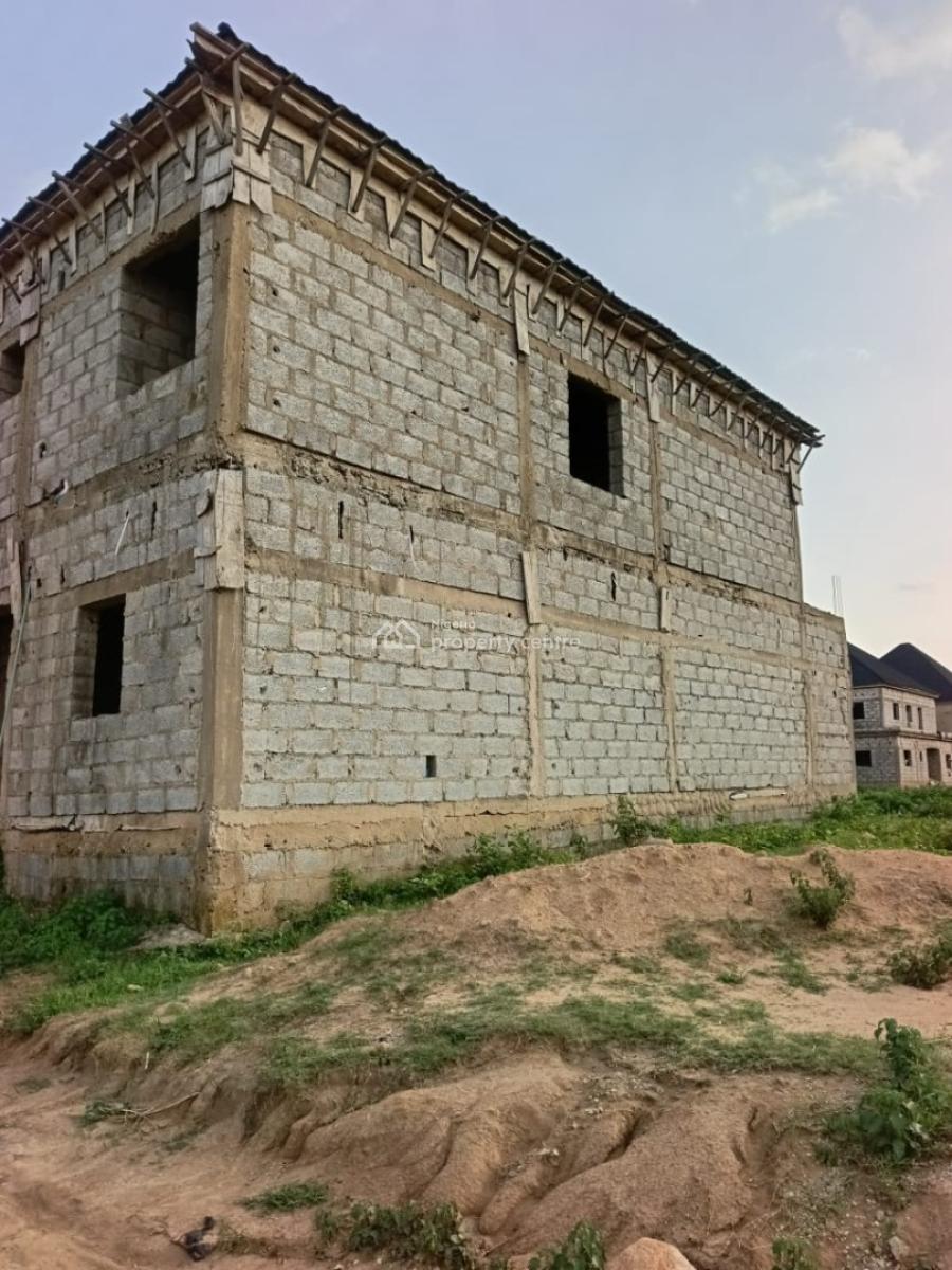 4 Bedroom Terrace Duplex Carcass House, Seman Estate Opposite Dunamis Glory Dome Church in Lugbe. Abuja, Sabon Lugbe, Lugbe District, Abuja, Terraced Duplex for Sale
