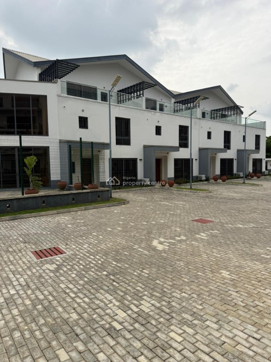 a Newly Built 3 Bedroom Terrace with Bq Fully Furnished, Asokoro Main, Asokoro District, Abuja, Terraced Duplex for Rent