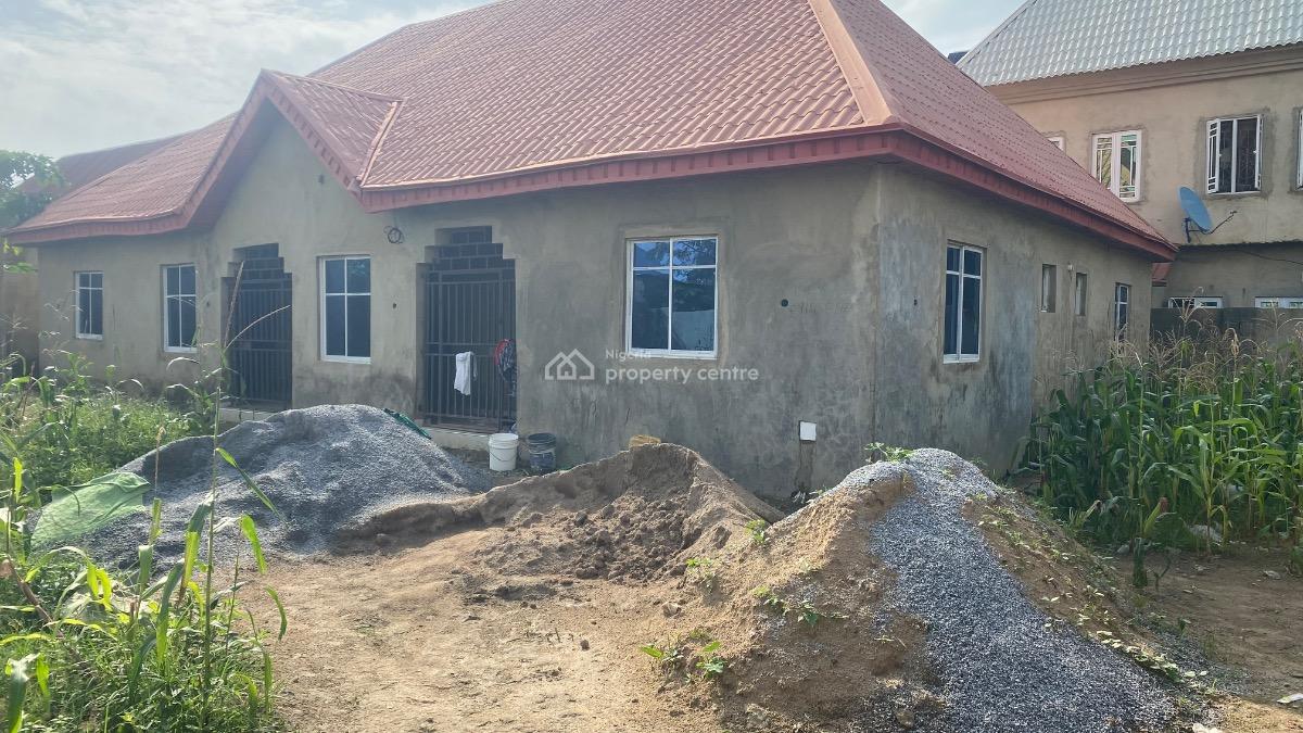 Newly Built 2 Units of 2 Bedrooms and a Gatehouse, Sauka New Site Estate Behind Fha Lugbe, Fha (f.h.a), Lugbe District, Abuja, Detached Bungalow for Sale