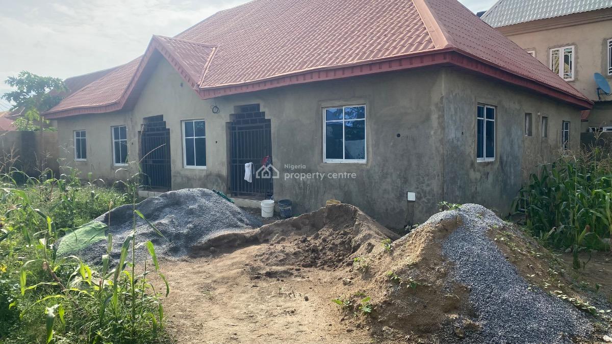 Newly Built 2 Units of 2 Bedrooms and a Gatehouse, Sauka New Site Estate Behind Fha Lugbe, Fha (f.h.a), Lugbe District, Abuja, Detached Bungalow for Sale