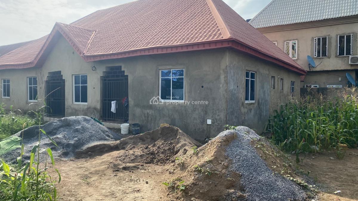 Newly Built 2 Units of 2 Bedrooms and a Gatehouse, Sauka New Site Estate Behind Fha Lugbe, Fha (f.h.a), Lugbe District, Abuja, Detached Bungalow for Sale