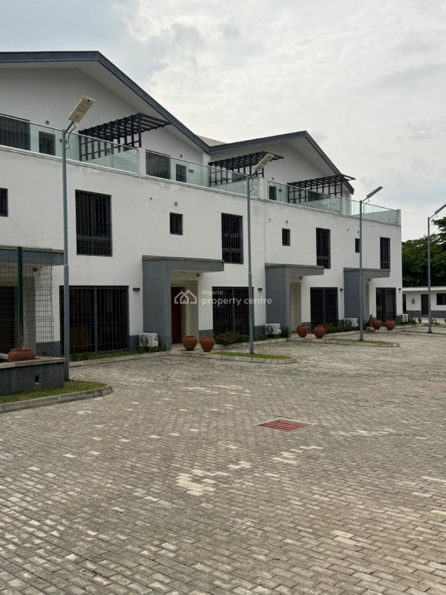 Luxury and Serviced 3 Bedroom Terrace Duplex with Bq, Asokoro District, Abuja, Terraced Duplex for Rent