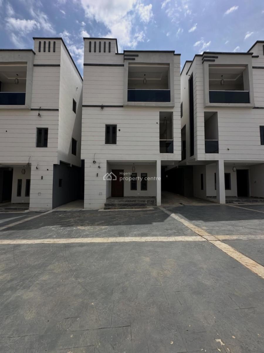 New 5 Bedroom Terrace Duplex + 2 Living Room + Boys Quarters, Wuye, Abuja, Terraced Duplex for Sale