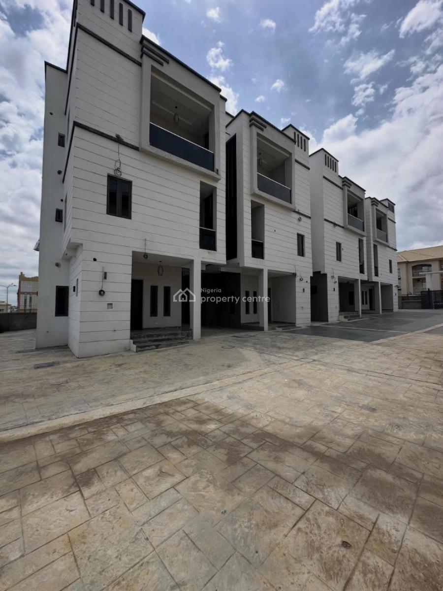 New 5 Bedroom Terrace Duplex + 2 Living Room + Boys Quarters, Wuye, Abuja, Terraced Duplex for Sale