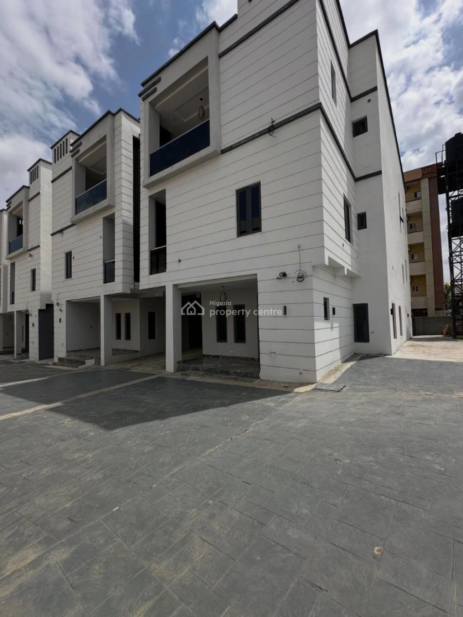 New 5 Bedroom Terrace Duplex + 2 Living Room + Boys Quarters, Wuye, Abuja, Terraced Duplex for Sale