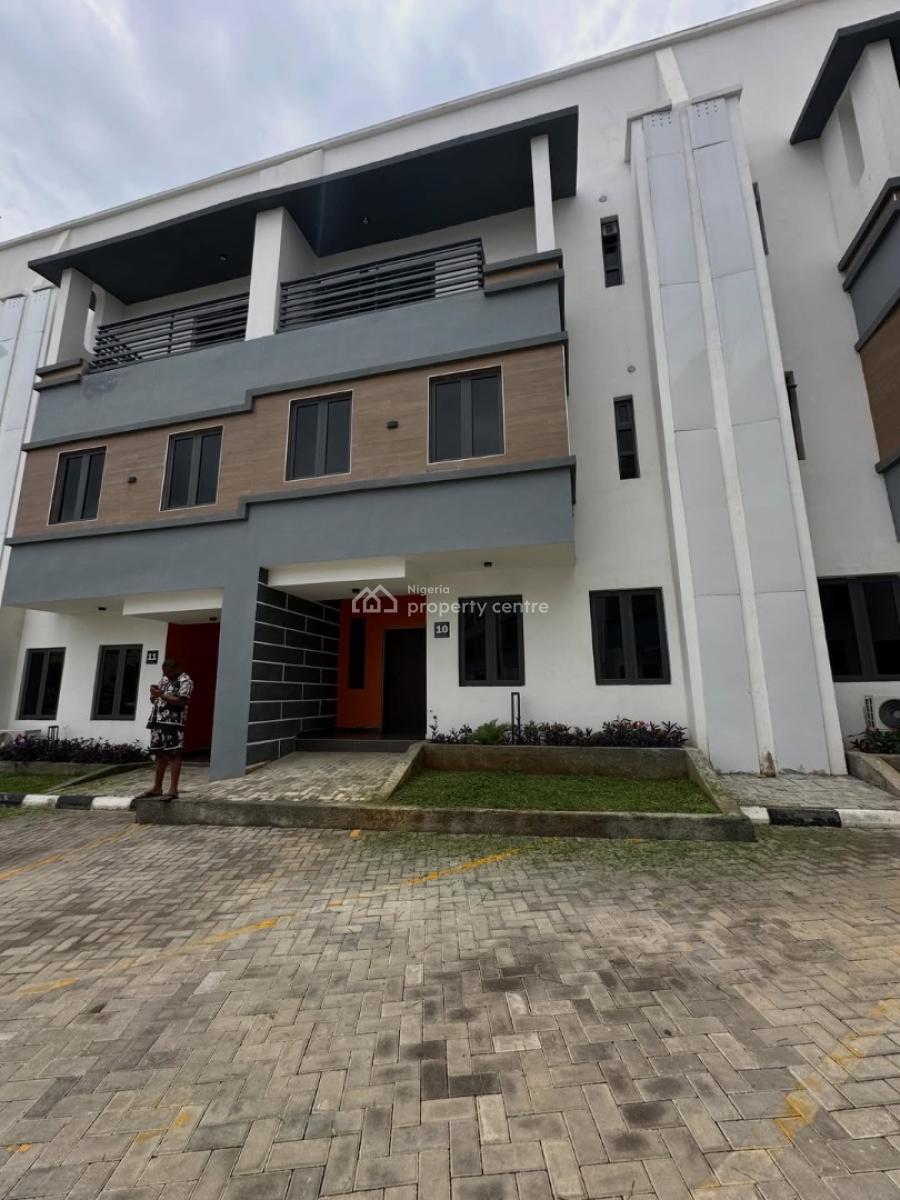 New 4 Bedroom Terrace Duplex + Boys Quarters + 3 Living Rooms, Wuye, Abuja, Terraced Duplex for Sale