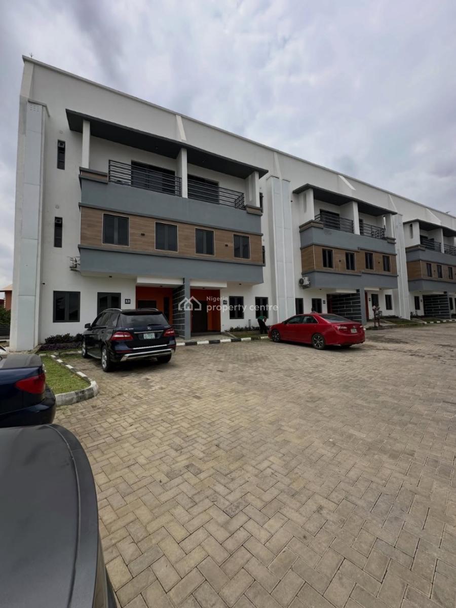 New 4 Bedroom Terrace Duplex + Boys Quarters + 3 Living Rooms, Wuye, Abuja, Terraced Duplex for Sale