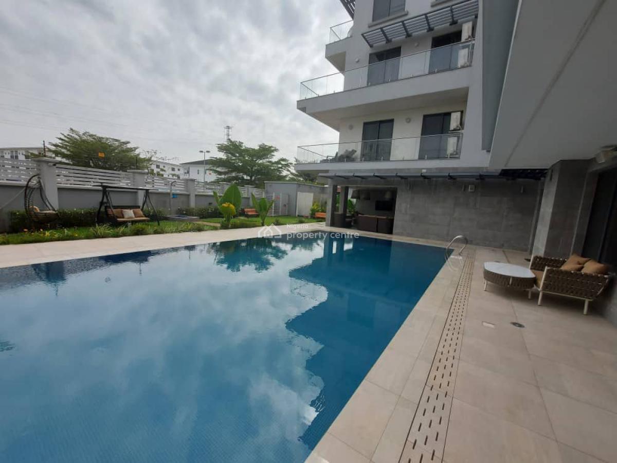 Fully Serviced 2 Bedroom Apt,  with a Bq, Pool. Gym, Banana Island, Ikoyi, Lagos, Flat / Apartment for Rent