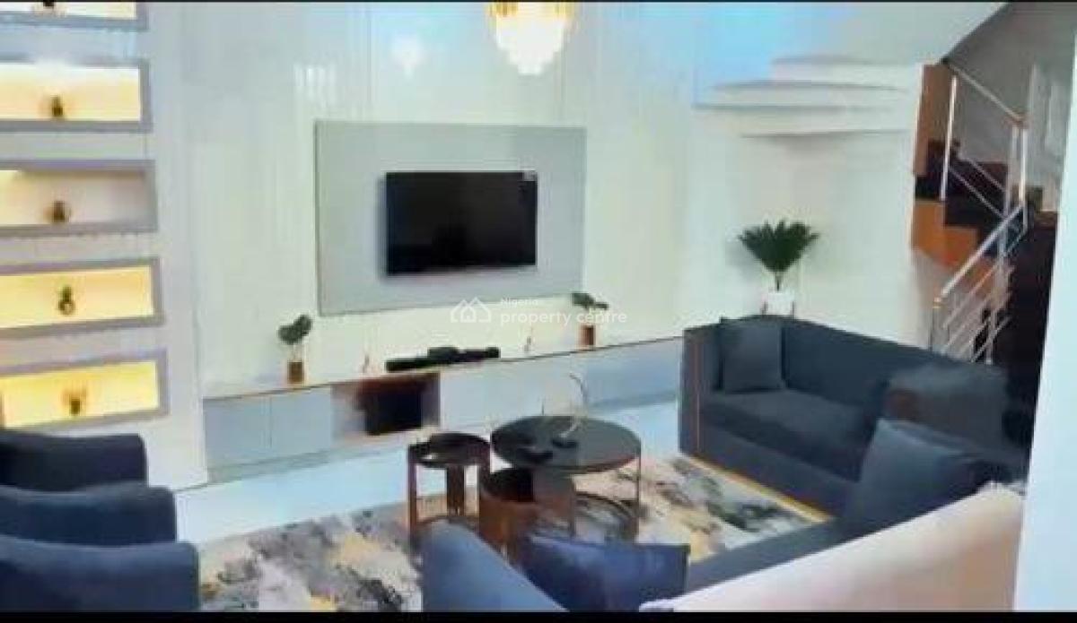 Service 4 Bedroom Semi Detached Duplex with a Pool, Ikota Villa, Lekki, Lagos, Semi-detached Duplex for Rent
