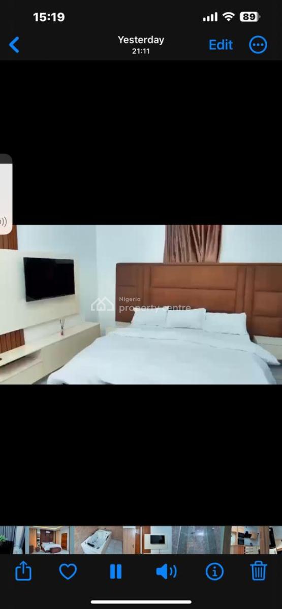 Service 4 Bedroom Semi Detached Duplex with a Pool, Ikota Villa, Lekki, Lagos, Semi-detached Duplex for Rent