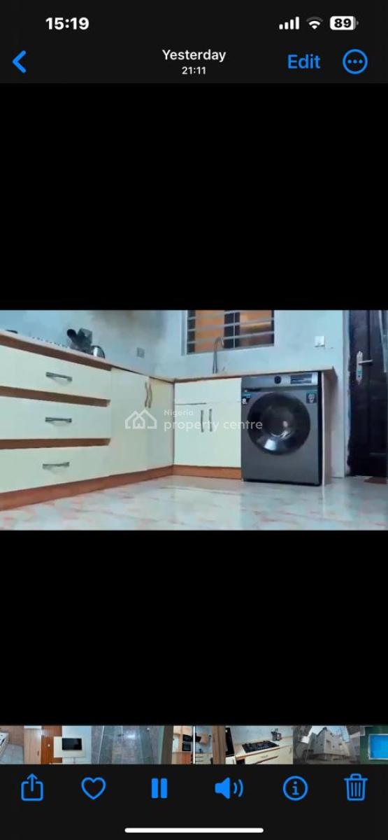 Service 4 Bedroom Semi Detached Duplex with a Pool, Ikota Villa, Lekki, Lagos, Semi-detached Duplex for Rent