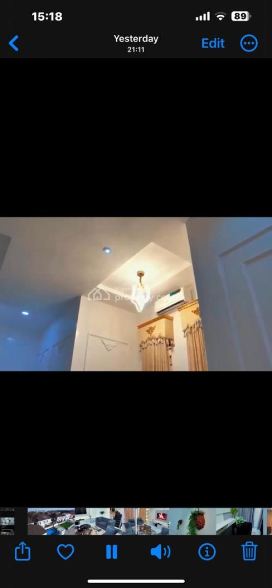Service 4 Bedroom Semi Detached Duplex with a Pool, Ikota Villa, Lekki, Lagos, Semi-detached Duplex for Rent