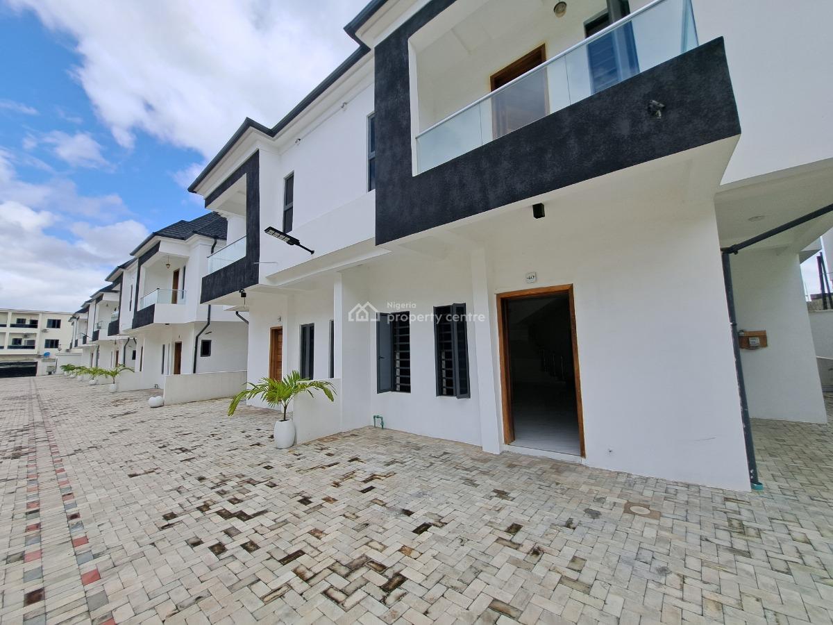 Brand New & Serviced 4 Bedroom Semi Detached Duplex + Bq, Gym & Pool, Harris Drive Beside Vgc, Ikota, Lekki, Lagos, Semi-detached Duplex for Sale