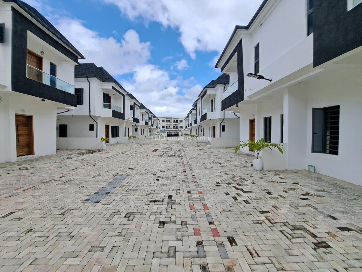 Brand New & Serviced 4 Bedroom Semi Detached Duplex + Bq, Gym & Pool, Harris Drive Beside Vgc, Ikota, Lekki, Lagos, Semi-detached Duplex for Sale