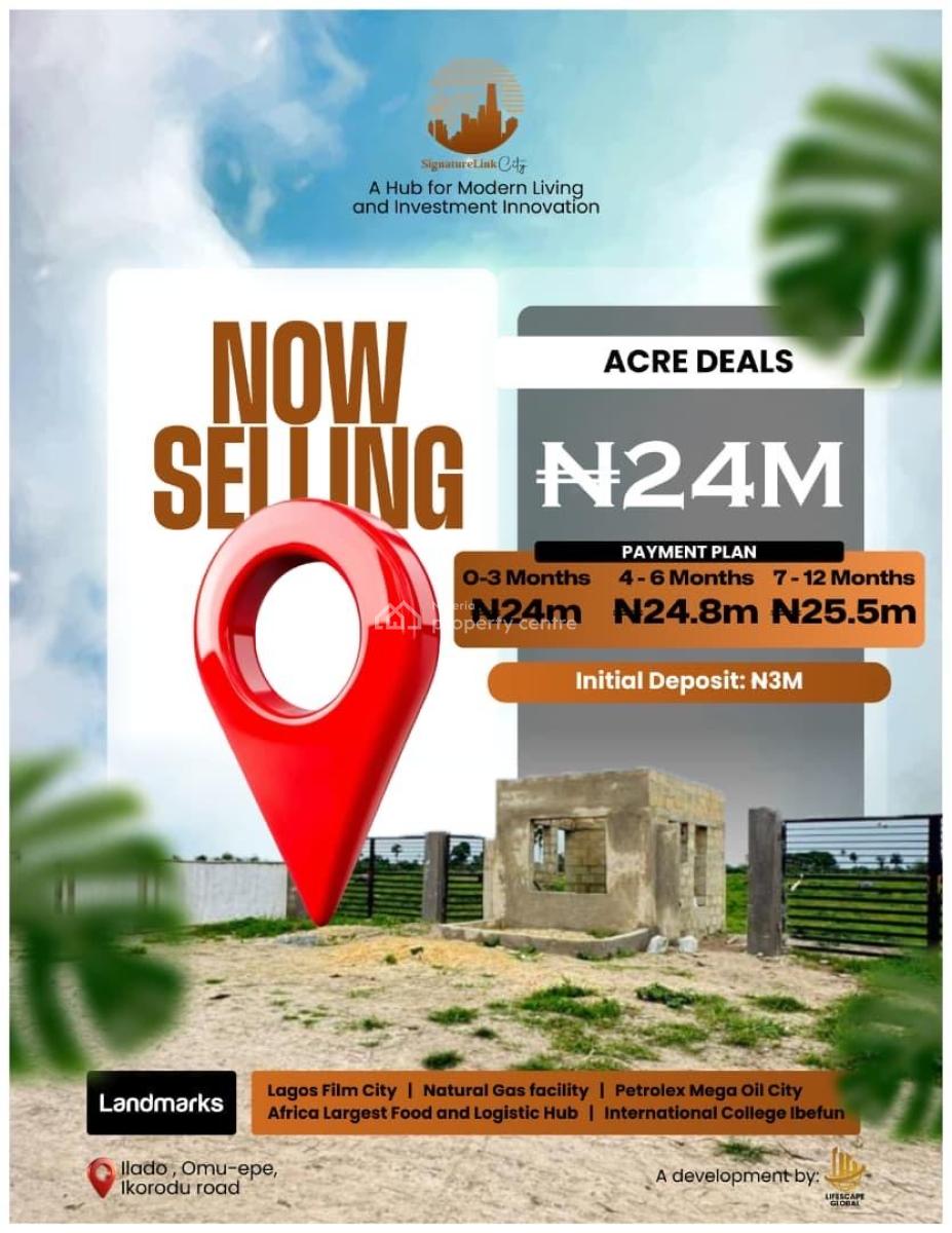 Most Affordable Landed Property in Omu Epe, Ilado, Epe, Lagos, Residential Land for Sale