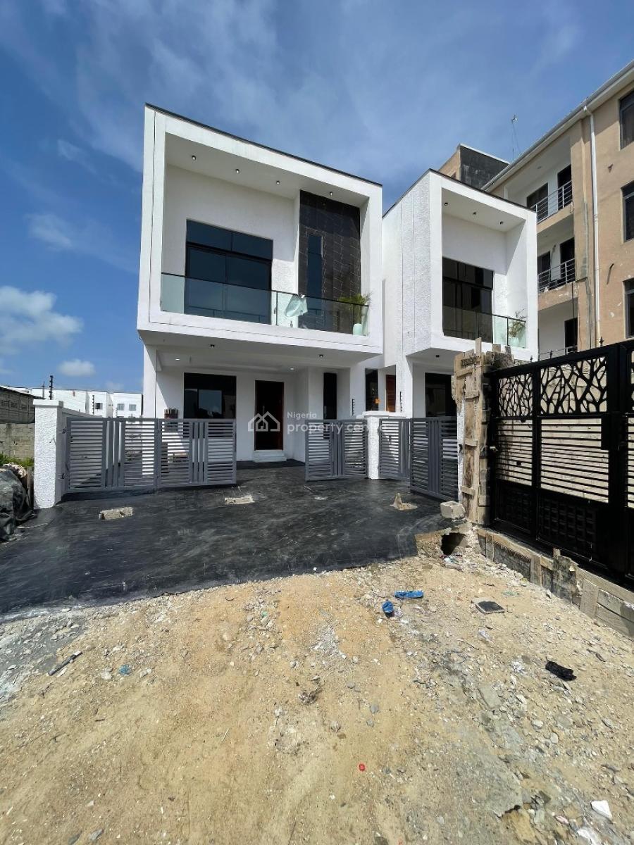 Beautiful Spacious 4bedroom Semi Detached Duplex with Bq, Ikota, Lekki, Lagos, Semi-detached Duplex for Sale