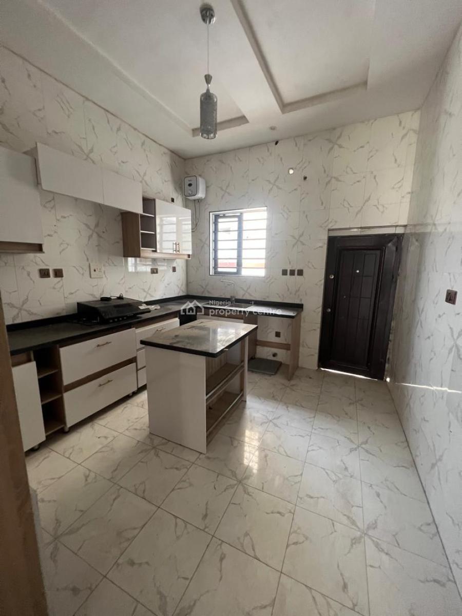 Luxury 4bedroom Self Service Terrace House, New Road Lekki Lagos, Lekki, Lagos, Terraced Duplex for Rent