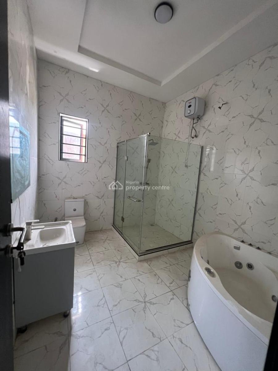 Luxury 4bedroom Self Service Terrace House, New Road Lekki Lagos, Lekki, Lagos, Terraced Duplex for Rent